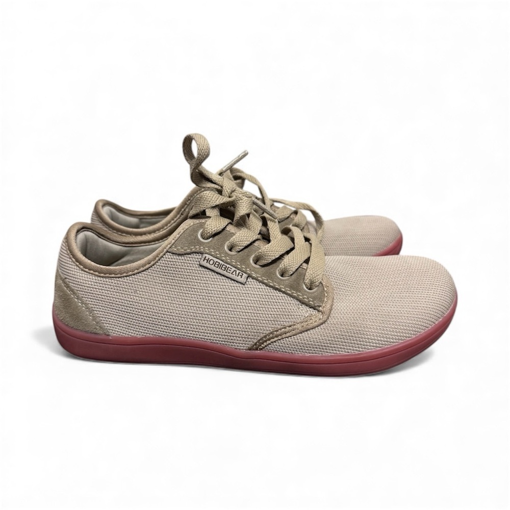 HOBIBEAR Canvas Sneakers Barefoot Style Size 7.5 Neutral